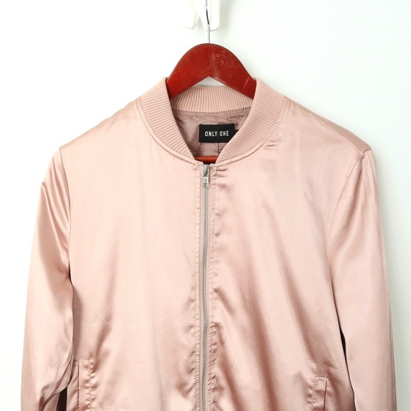 M Boutique Jackets & Blazers - M Boutique Satin Bomber Jacket